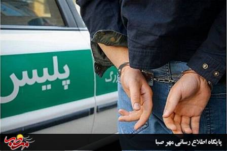 دستگیری سارق و کشف ۴ فقره سرقت در عملیات ماموران پلیس شهرستان میانه