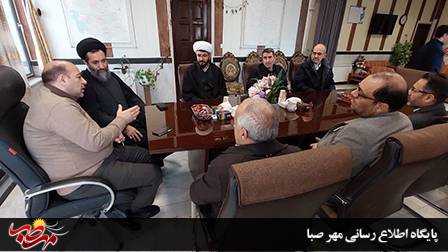 دیدار و گفتگوی مدیرکل تبلیغات اسلامی استان با فرماندار میانه