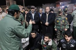 رزمایش اقتدار گشت های رضویون در شهرستان میانه برگزار شد