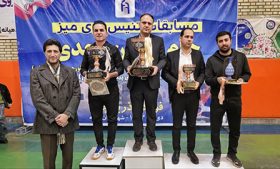 مسابقات تنیس روی میز جایزه بزرگ کشوری «جام مهران احدی» به میزبانی شهرستان میانه برگزار شد