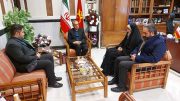 دیدار خانم عبداللهی نماینده میانه و ترکمانچای با فرماندار ویژه شهرستان به مناسبت انتصاب