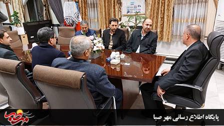 دیدار مدیر آموزش و پرورش میانه با فرماندار ویژه شهرستان