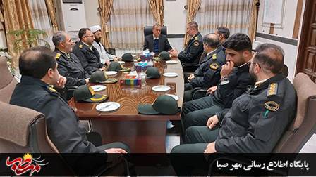 مشایخی در دیدار فرمانده انتظامی شهرستان میانه: خدمت، در سایه امنیت میسر می‌شود