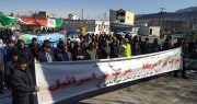 گزارش تصویری راهپیمایی یوم الله ۲۲بهمن در بخش مرکزی شهرستان میانه