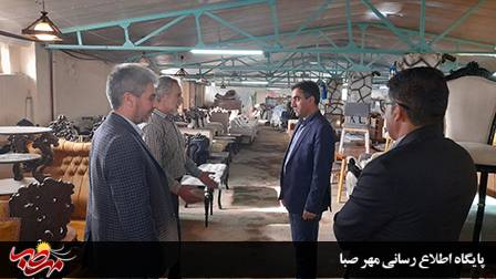 بازدید فرماندار شهرستان ترکمانچای از چند روستای بخش صومعه و کارگاه های تولیدی فعال در این روستاها