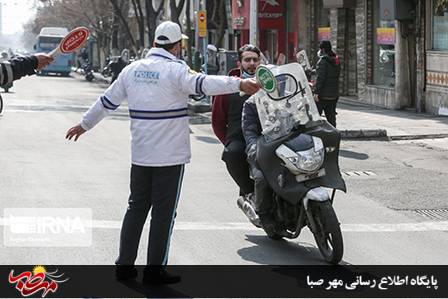 طرح تشدید برخورد با موتورسیکلت سواران متخلف توسط پلیس راه میانه زنجان