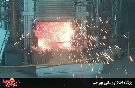 نخستین عملیات تست ذوب در واحد فولادی مجتمع فولاد میانه انجام شد