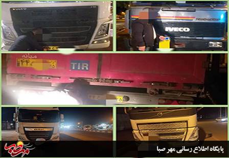 اِعمال قانون ۱۶ دستگاه خودرو سنگین در شهرستان میانه