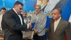 با حضور فرماندار ویژه میانه؛ فعالان عرصه تولید میانه از مالک جعفری تجلیل کردند