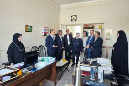 بازدید سر زده علیرضا مشایخی مشاور عالی و اجرایی مدیرکل و هیئت استانی از آموزش و پرورش ناحیه ۵ تبریز