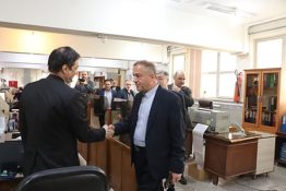 بازدید سرزده فرماندار ویژه میانه از بانک ملی مرکزی