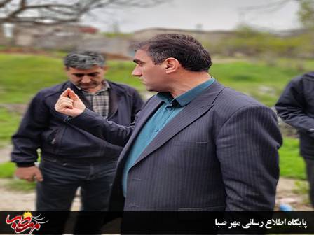 بازدید فرماندار شهرستان ترکمانچای از روستاهای قباق تپه و بیات سفلی
