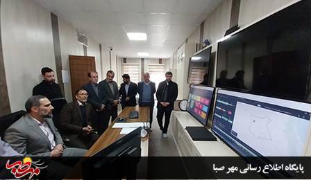 بازدید محمودیان دادستان شهرستان میانه از محل پابند الکترونیکی استان آذربایجان شرقی