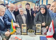 بازدید وزیر کار، تعاون و رفاه اجتماعی از غرفه مجتمع فولاد میانه در نمایشگاه توانمندی مهارتی،کارآفرینی و تعاونگران میانه