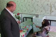 دیدار فرماندار ویژه میانه و رییس اداره بهزیستی با سالمندان ائمه اطهار(ع) میانه