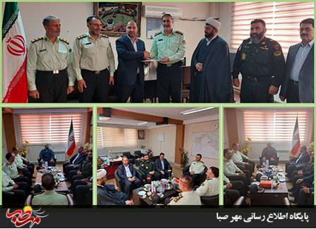 دیدار فرمانده انتظامی شهرستان میانه با مدیر کل اداره آموزش و پرورش به مناسبت” روز معلم”