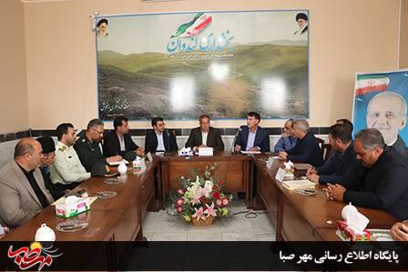 مراسم تکریم و معارفه بخشدار کندوان میانه