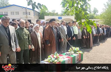 تشییع پیکر سرهنگ «میثم محمدی» شهید مدافع وطن در شهرستان میانه