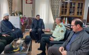 دیدار فرمانده انتظامی شهرستان میانه با شهردار به مناسبت روز شهرداری و دهیاری