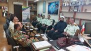 دیدار فرمانده انتظامی شهرستان “میانه” با فرمانده جدید تیپ۳۶ نزاجا