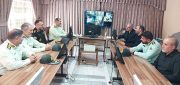 دیدار فرمانده انتظامی میانه با رئیس اداره صنعت معدن و تجارت به مناسبت “روز صنعت و معدن”