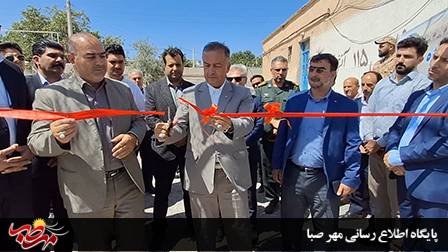 افتتاح ۶ پروژه عمرانی در بخش کندوان میانه در چهارمین روز از هفته دولت
