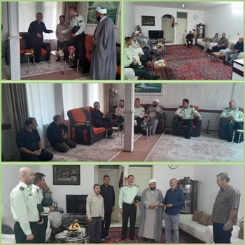 دیدار فرمانده انتظامی شهرستان ” میانه “با اعضای وابسته فراجا