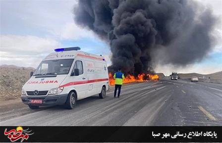 ۴ فوتی حاصل برخورد خودرو پژو ۴۰۵ با تریلی در جاده سرچم اردبیل