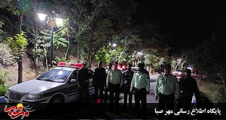 اجرای طرح کنترل پارک ها و تفرجگاه ها توسط پلیس” میانه”