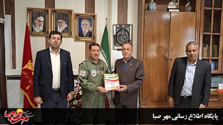 تقدیر فرمانده پایگاه ششم رزمی هوانیروز تبریز از فرماندار ویژه میانه