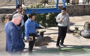 بازدید عبدی سرپرست مجتمع فولاد میانه از تصفیه خانه مرکزی فاضلاب شهری