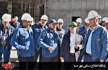 بازدید مدیرعامل شرکت ملی فولاد ایران از پروژه فولادسازی و SBQ مجتمع فولاد میانه