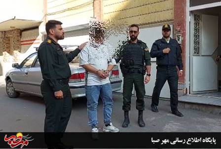 برخورد قاطع پلیس با فرد شرور در میانه