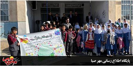برگزاری دومین جشنواره نقاشی دانش‌آموزی به مناسبت هفته بسیج در بخش کاغذکنان