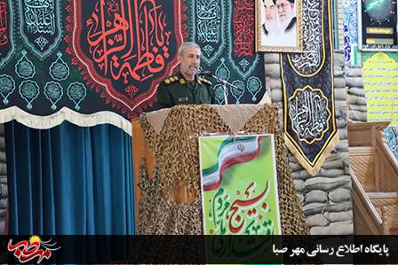 بیرامی فرمانده سپاه میانه:بسیج محور اقتدار ملی و محرومیت‌زدایی است