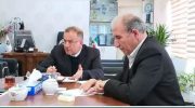 نشست فرماندار ویژه میانه با مدیرکل راهداری استان در راستای توسعه زیرساخت‌های راه