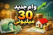 جزئیات وام اعتباری ۳۰ میلیون تومانی برای ۵ دهک اول