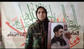 بانوی جوان با لباس نظامی از عسلویه تا تبریز در میدان