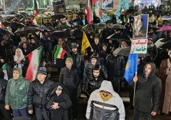 تبریز ایستاده زیر باران و بمباران