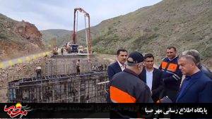 بازدید فرماندار ویژه میانه از روند بازسازی پل آسیب‌دیده محور میانه–تبریز