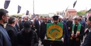 شمیم خوش پرچم بارگاه رضوی شهر میانه را عطرآگین کرد