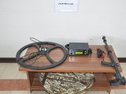 کشف دستگاه فلزیاب غیرمجاز و دو قبضه کلت کمری در بخش کندوان “میانه”