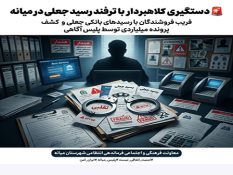 دستگیری زن کلاهبردار با ترفند رسید جعلی در میانه