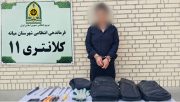 سارق محتویات خودرو با ۵ فقره سرقت در میانه دستگیر شد