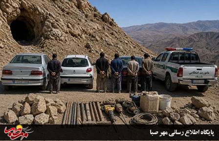 سودجویان منابع طبیعی زمین‌گیر شدند، دستگیری ۵ نفر و توقیف ۳ خودرو در ترکمانچای