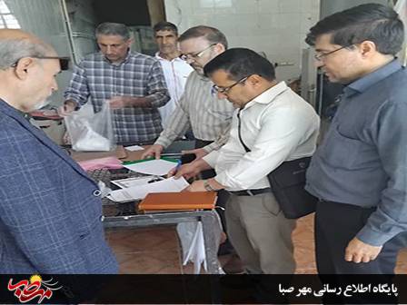 پایش مشترک نانوایی‌های میانه و نمونه‌برداری از آردهای مصرفی