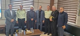 تقدیر فرمانده انتظامی و دادستان شهرستان میانه از مدیرعامل شرکت فولاد آذربایجان