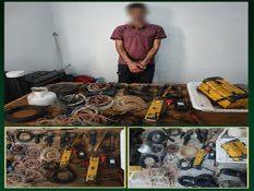 دستگیری سارق اماکن خصوصی با کشف ۵ فقره سرقت در میانه