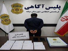 دستگیری کلاهبردار با ترفند رسید جعلی در میانه