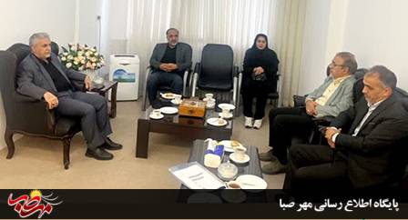دیدار رئیس کلینیک تأمین اجتماعی شهرستان میانه با اسماعیلی نماینده مردم و عضو کمیسیون اجتماعی مجلس